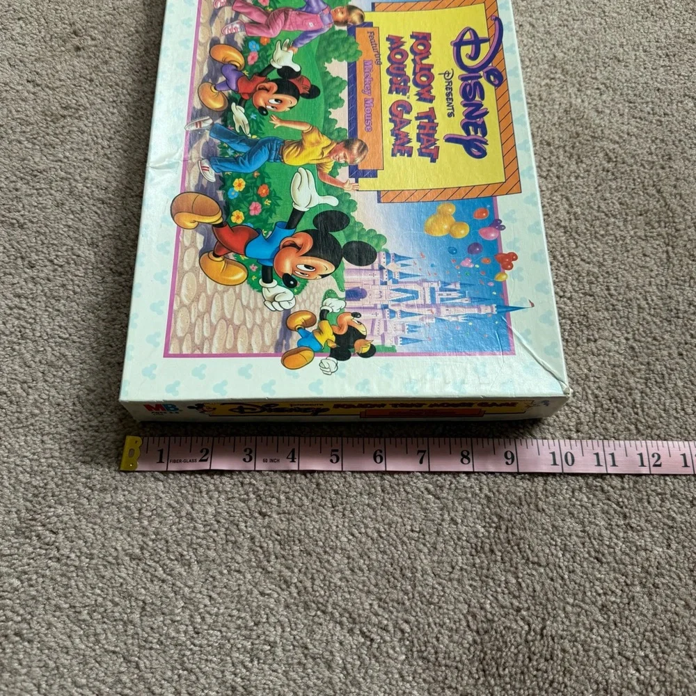 Vintage 1980s Disney Follow That Mouse Game Featuring Mickey Mouse MB